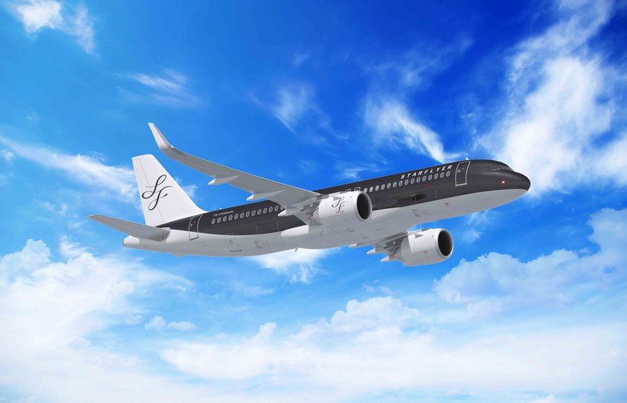 スターフライヤー、エアバスA320neoは162席構成に 今年上期に運航開始